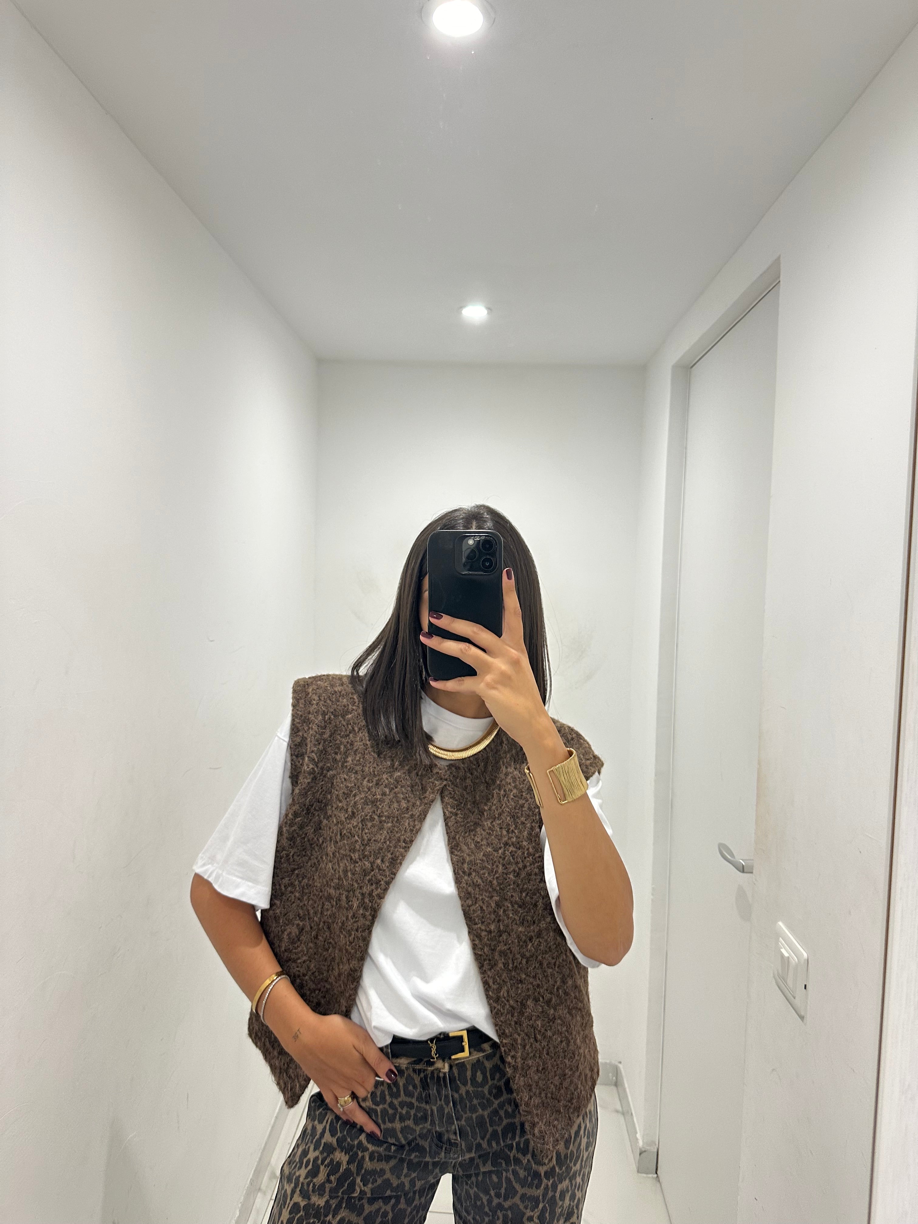 Gilet effetto Lana