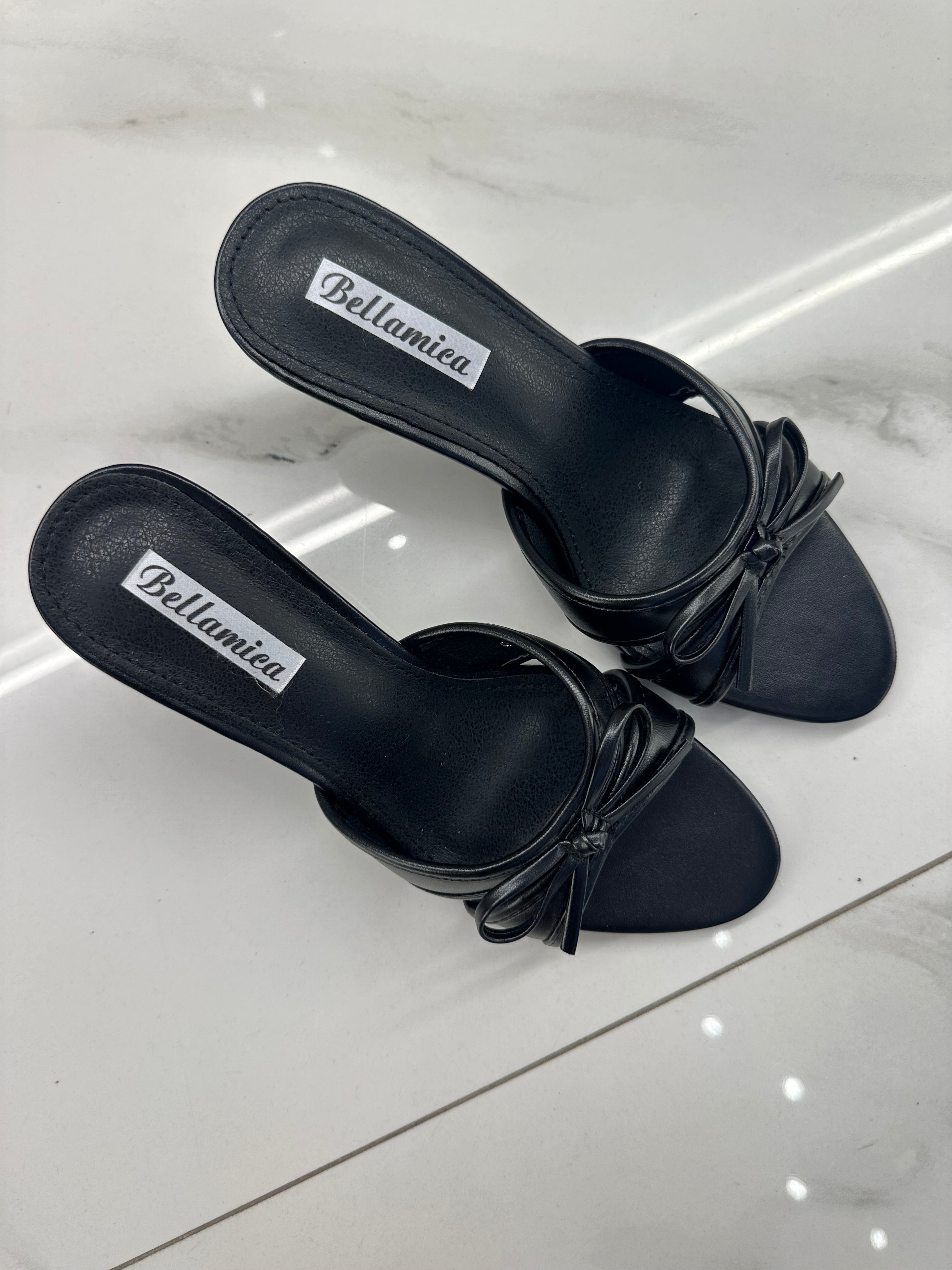 Tacco fiocco nero