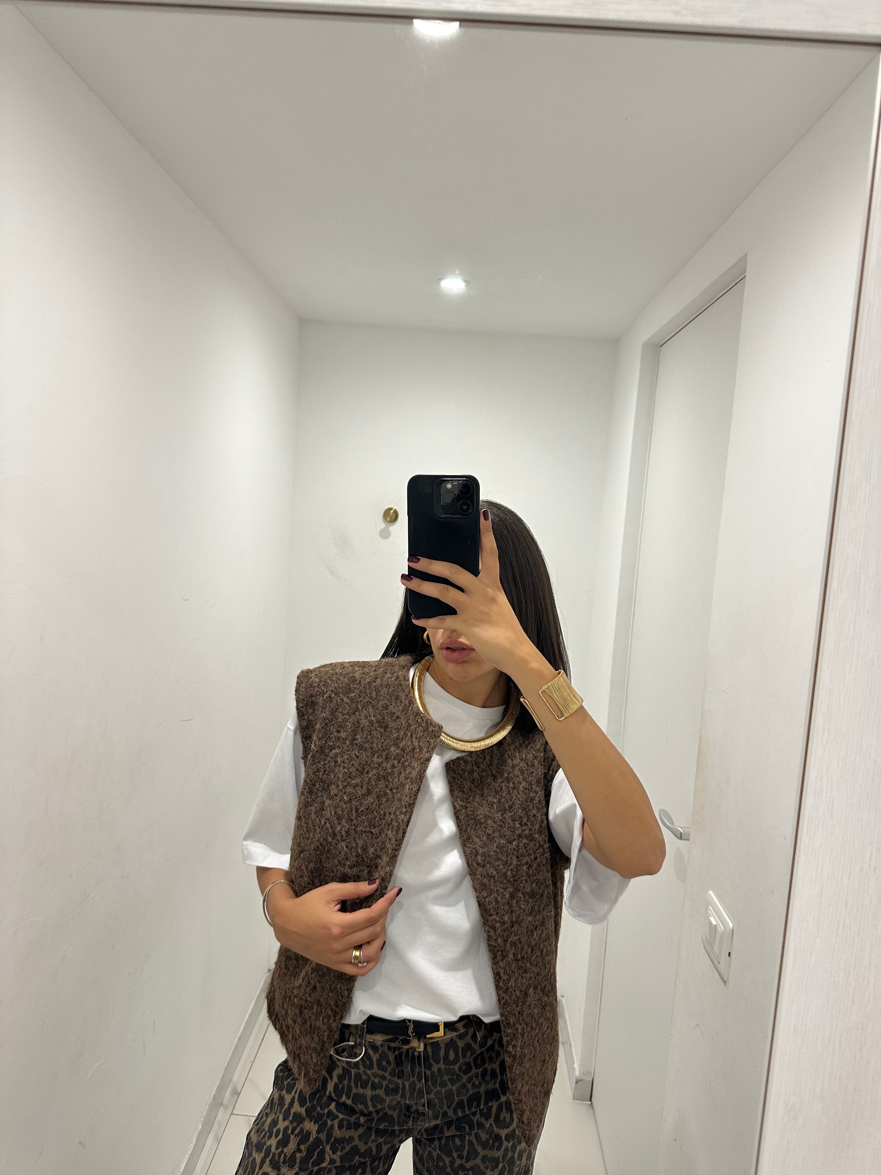 Gilet effetto Lana