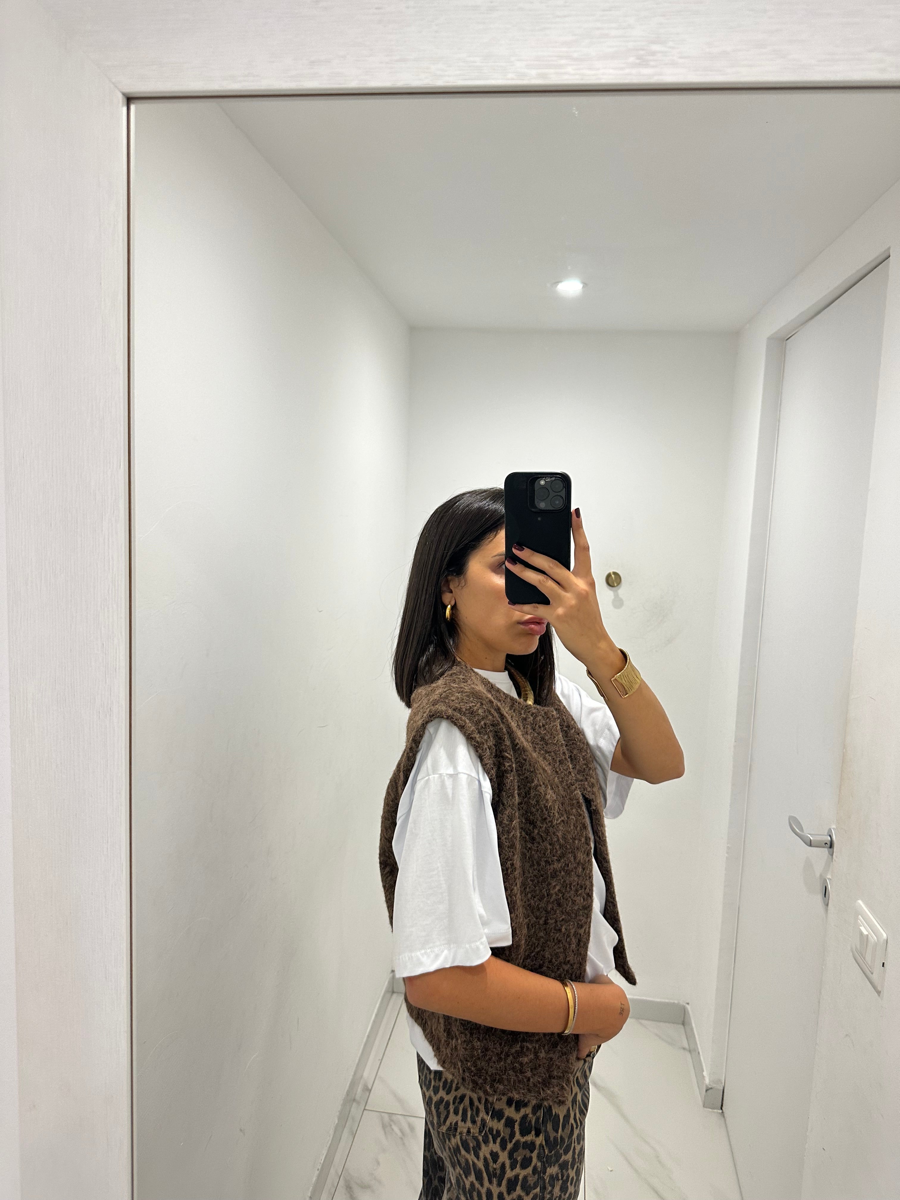 Gilet effetto Lana