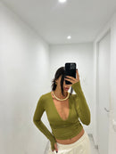 Maglia scollo V