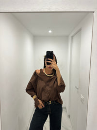 Camicia+canotta cioccolato