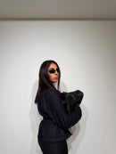Mini trench Denim