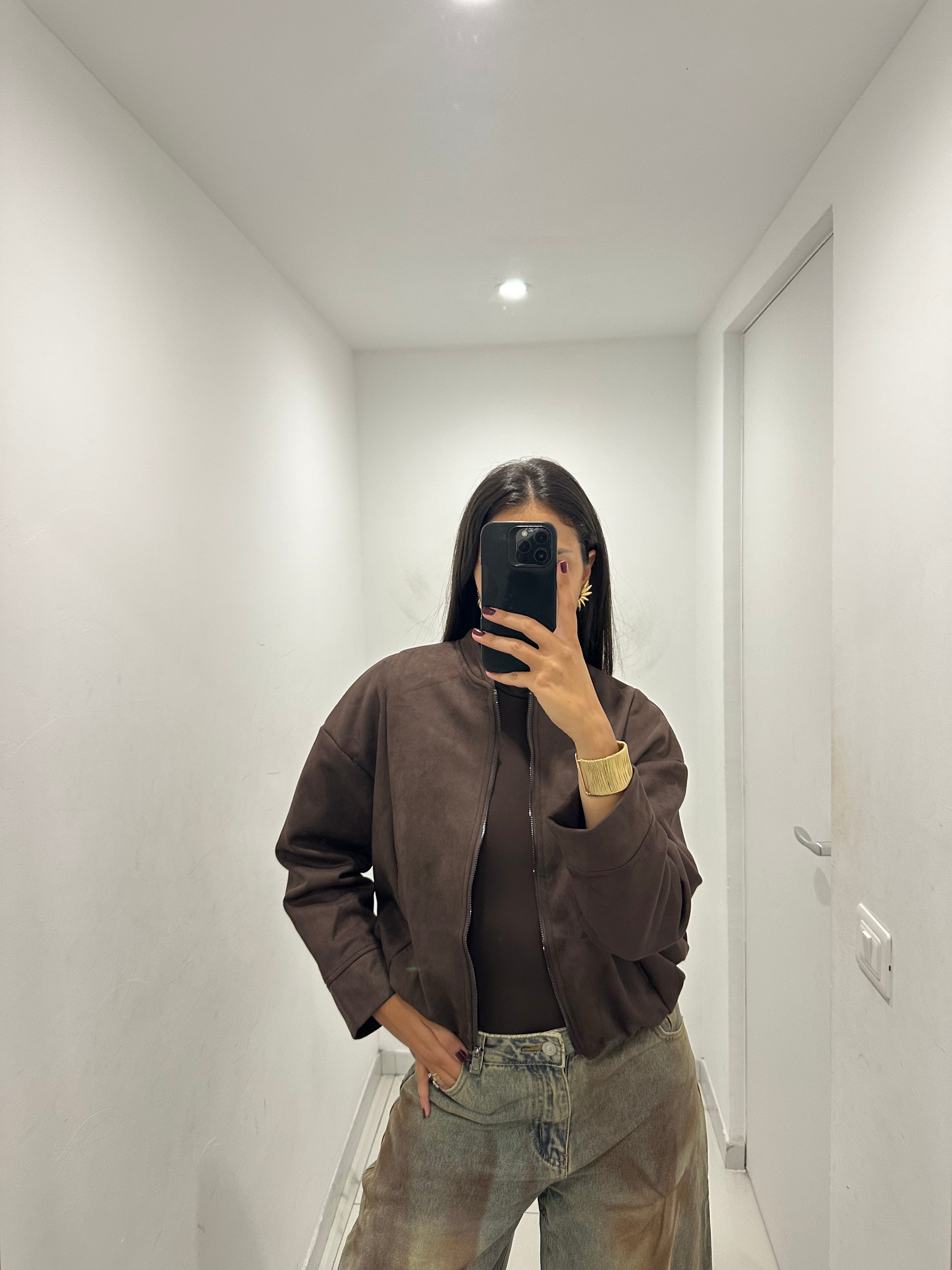 Bomber camoscio