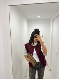 Gilet effetto Lana