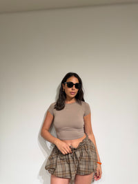 T-shirt crop