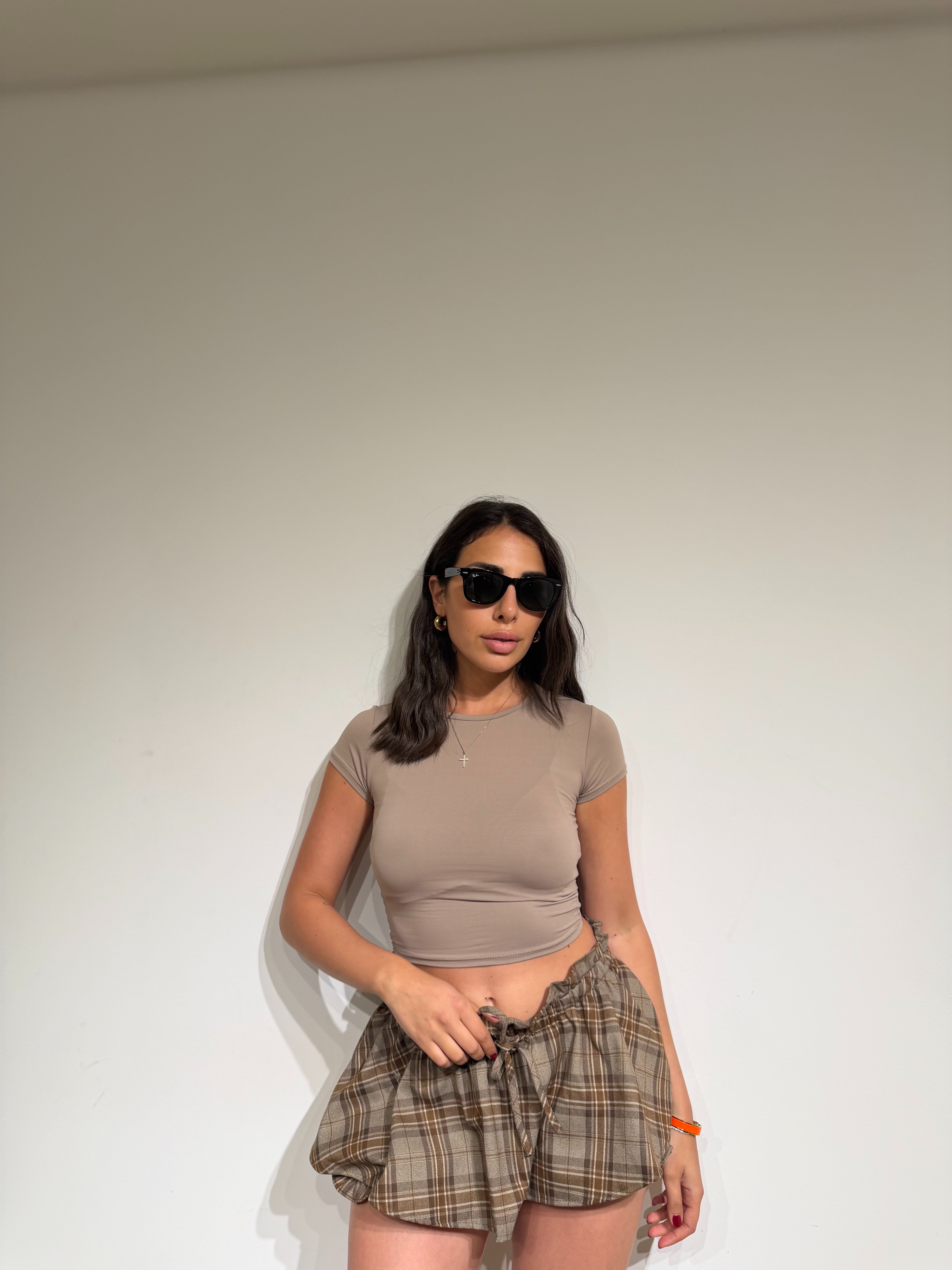 T-shirt crop