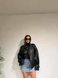 Chiodo ecopelle mod.zara
