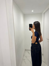Jeans balloon scuro