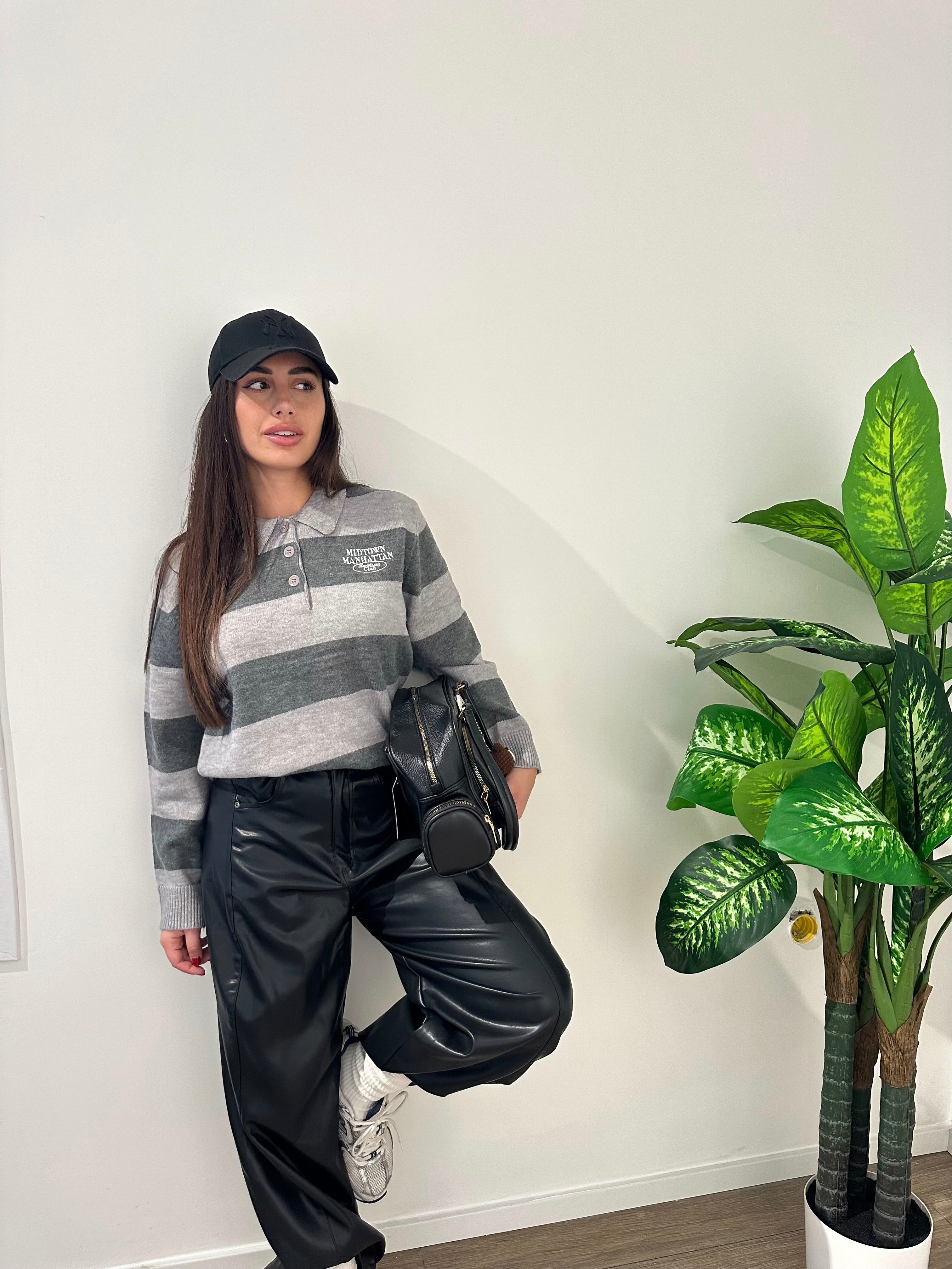 Panta ecopelle Baggy