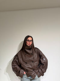 Chiodo ecopelle mod.zara