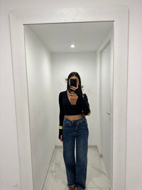 Jeans chiusura chic
