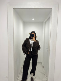 Jeans reverse leopardo