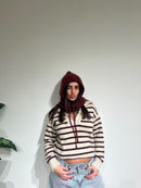 Maglioncino Metà zip