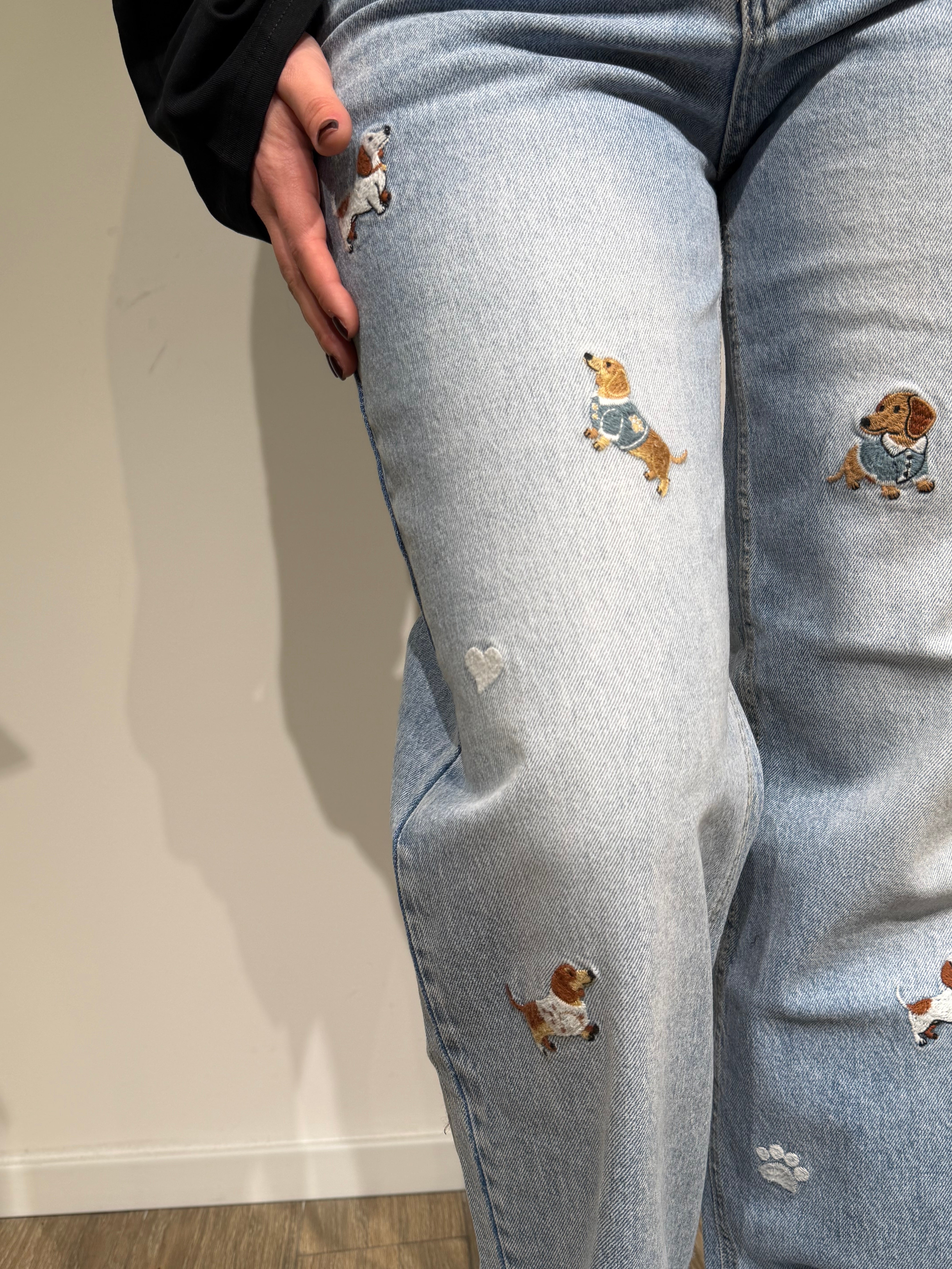 Jeans bassotto