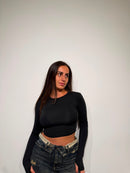 Maglia Crop lycra