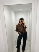 Camicia+canotta cioccolato