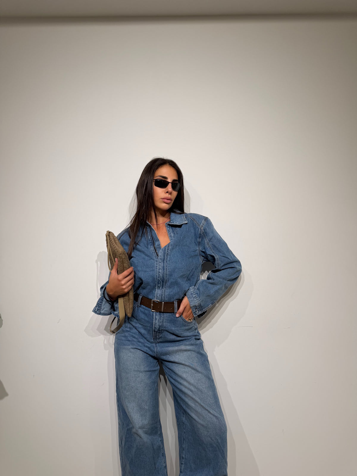 Tutina denim long