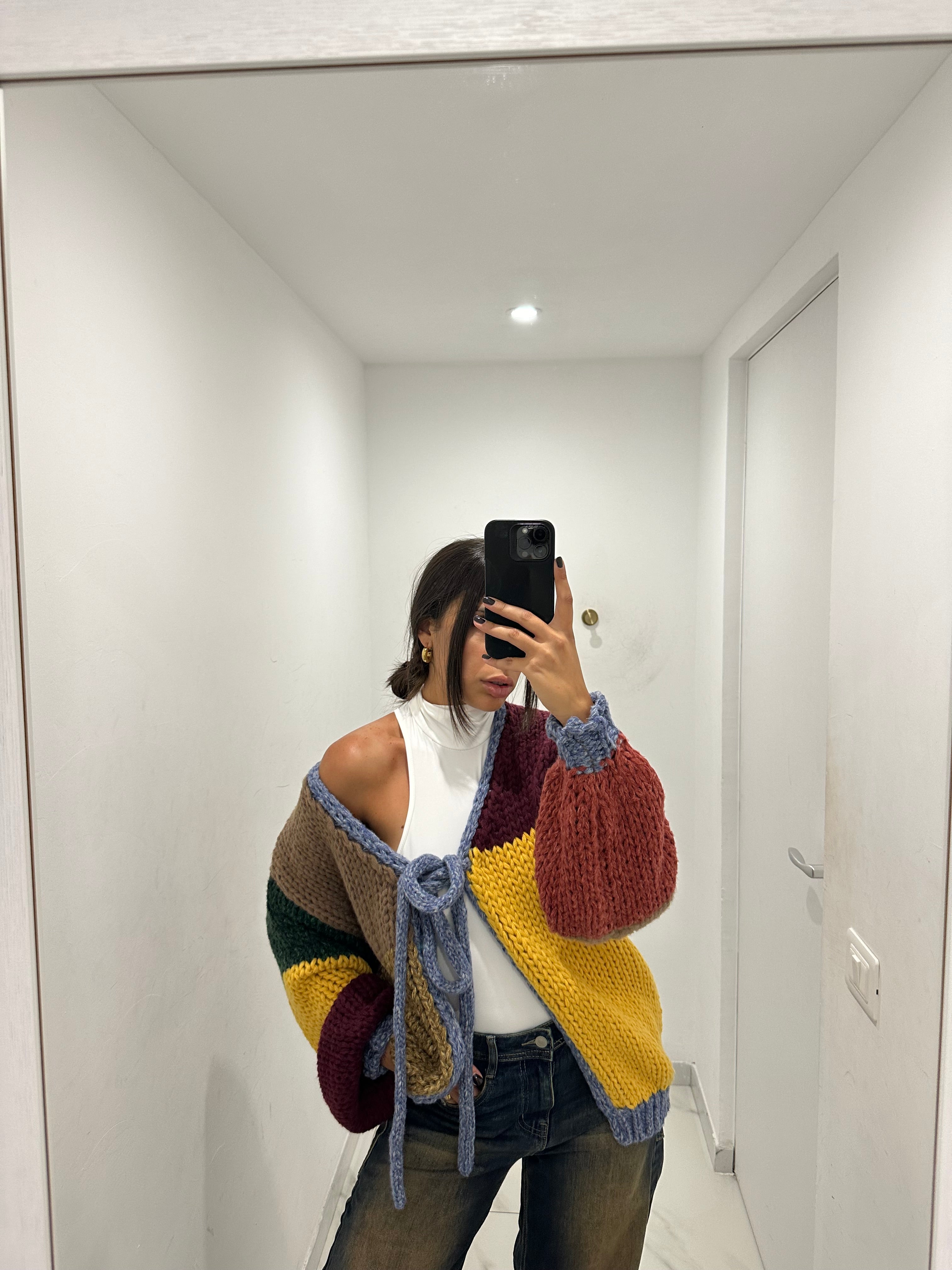 Cardigan Bicolore