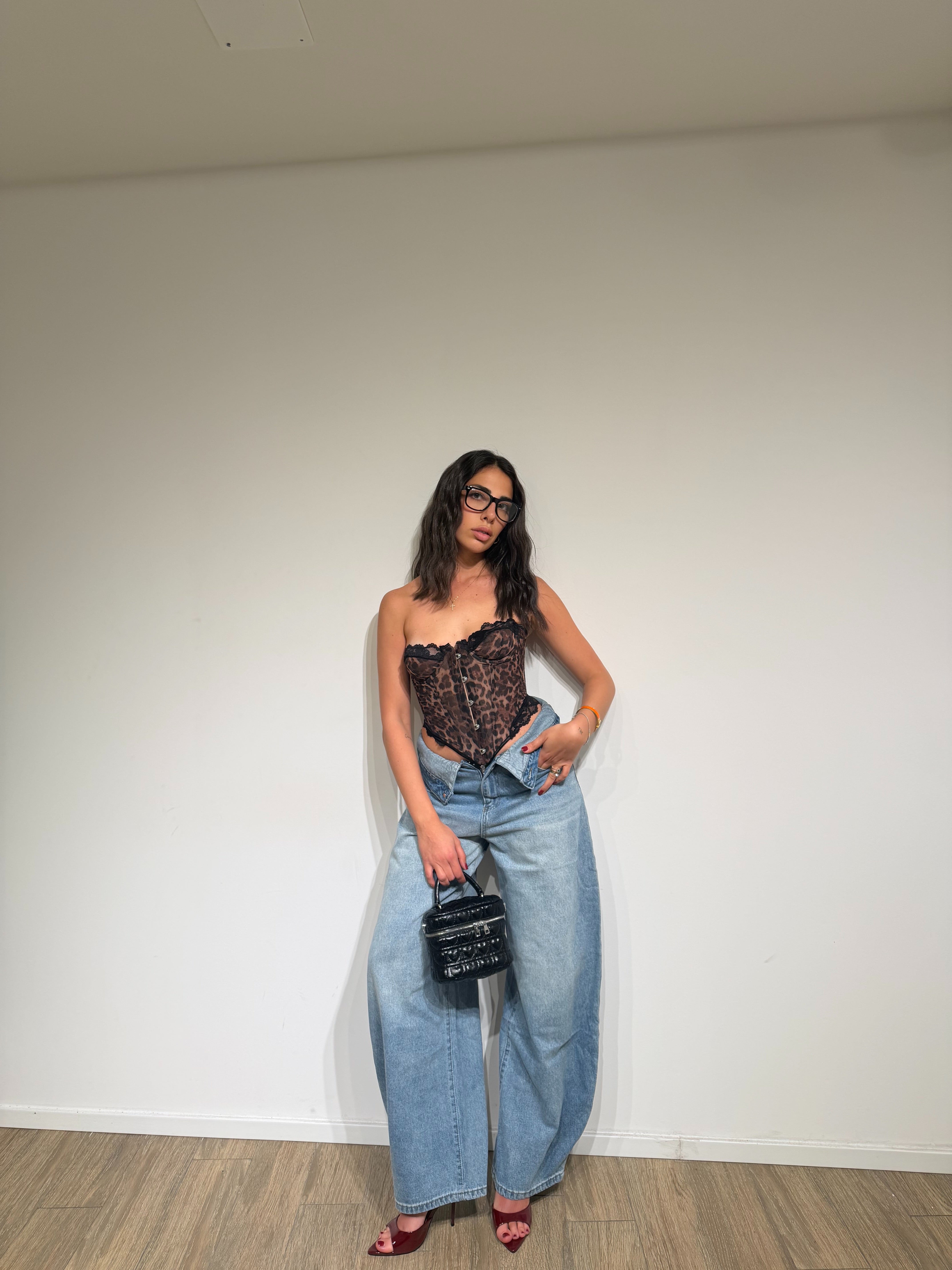 Jeans risvoltone