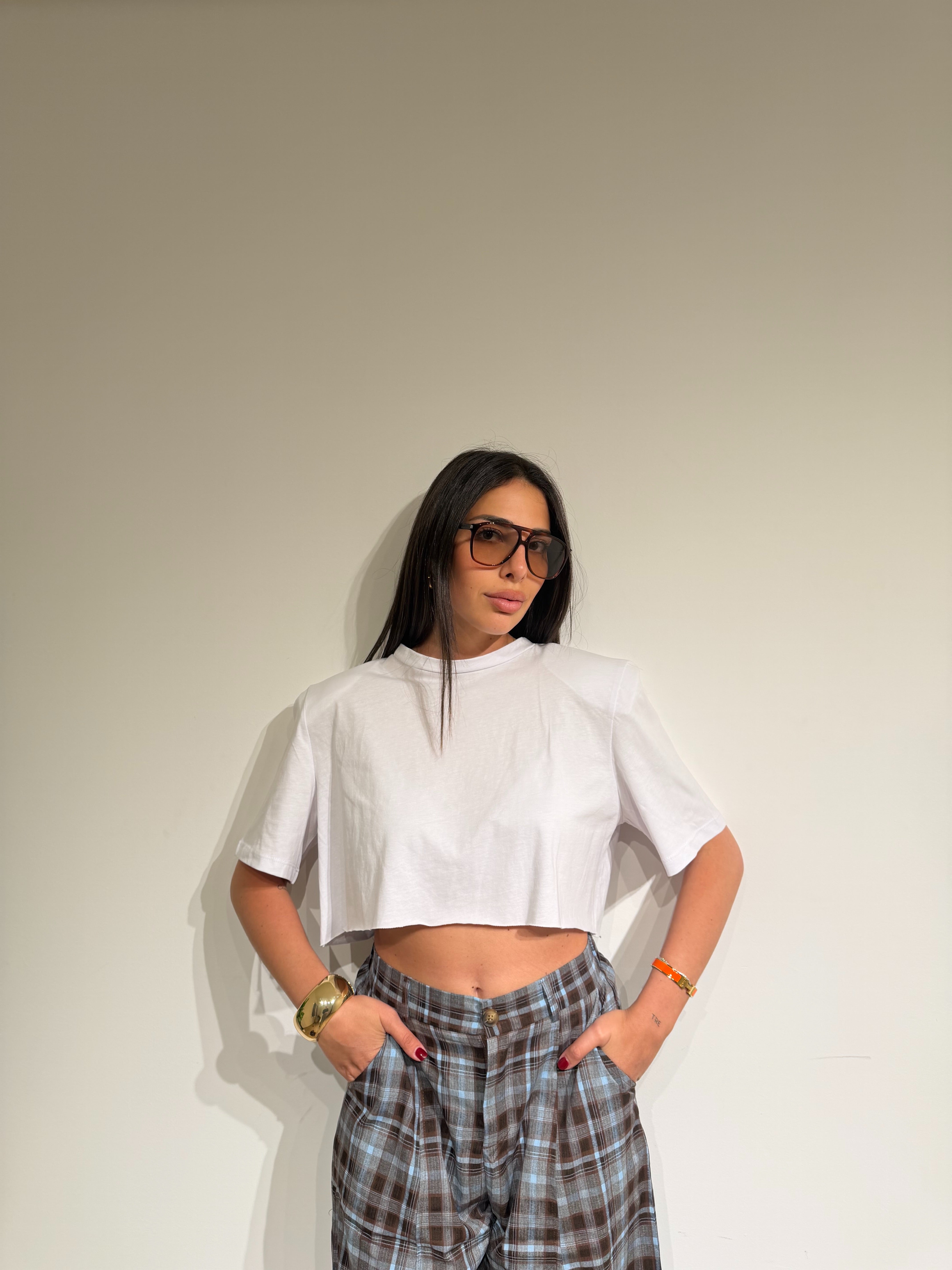 T-shirt spalline