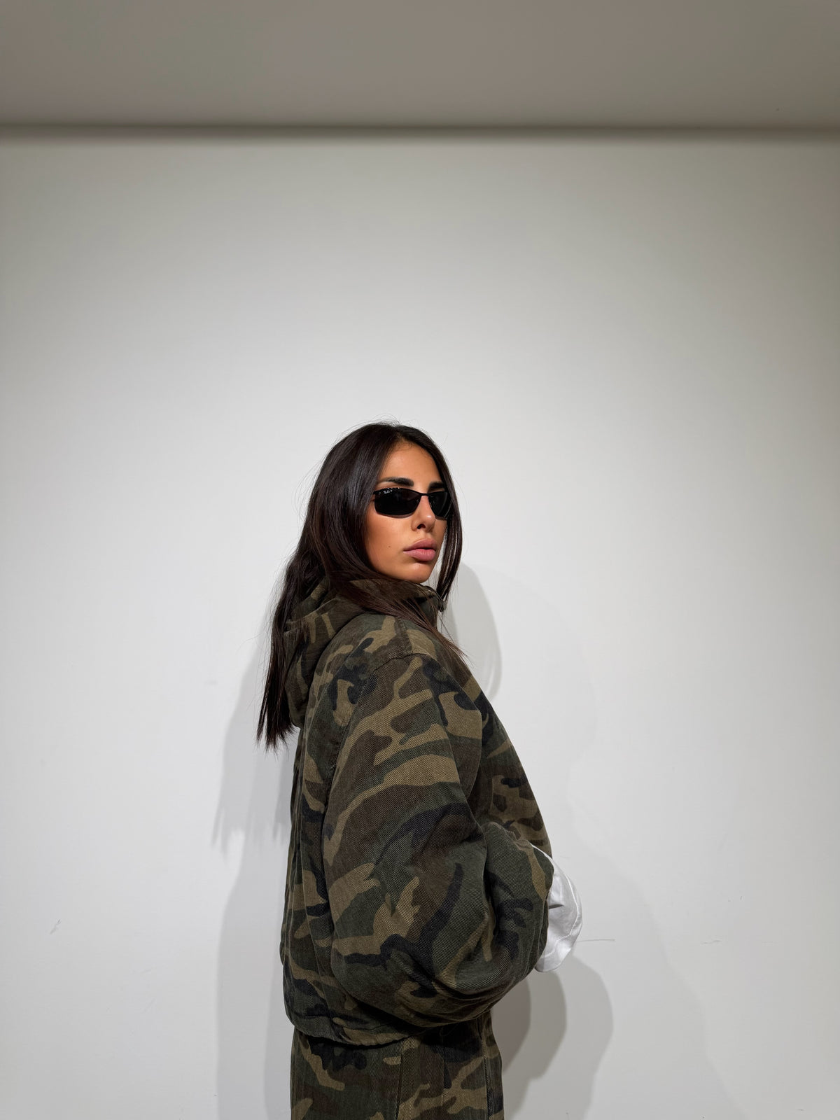 Giacca Jeans Military