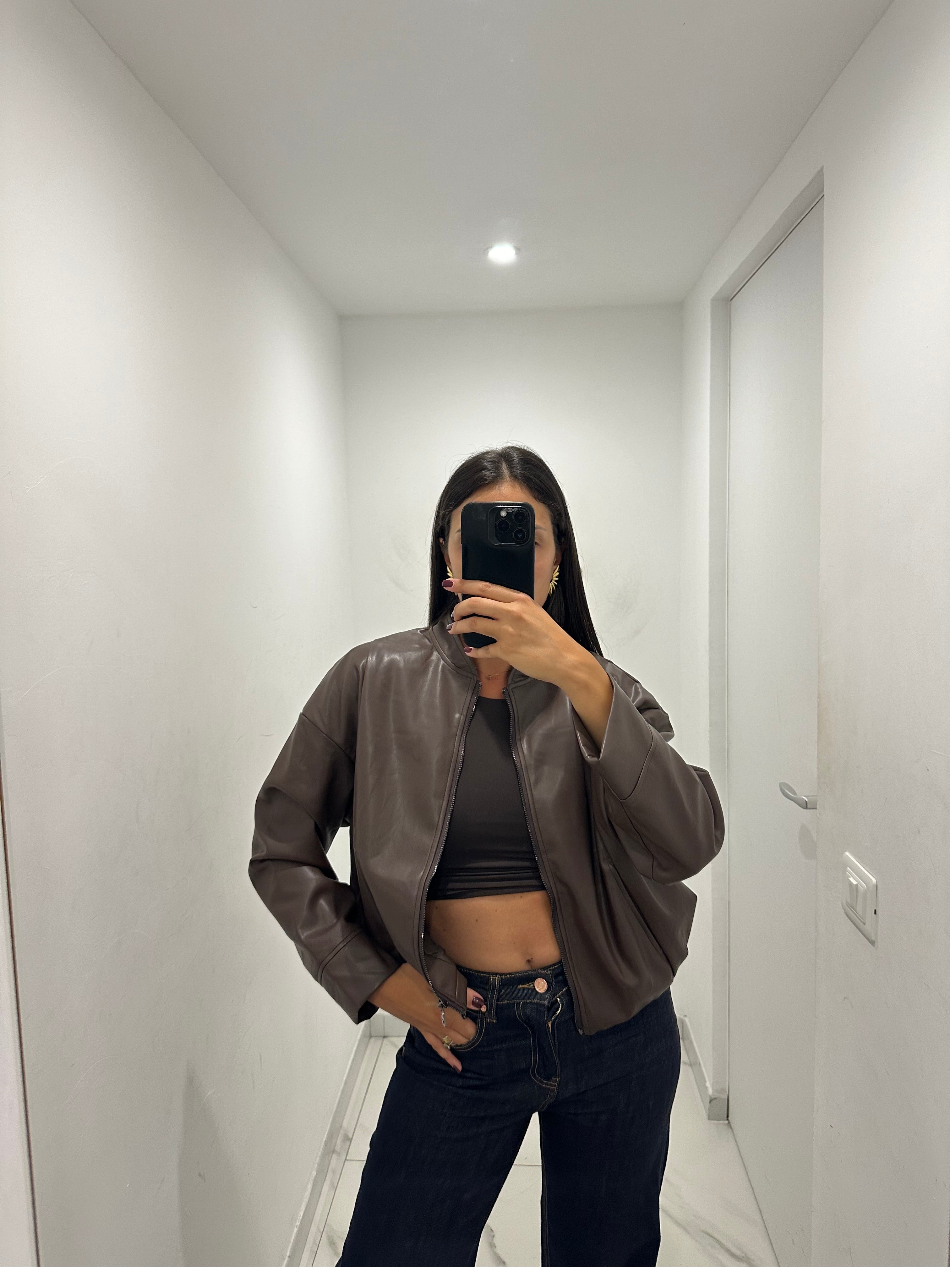 Bomber ecopelle