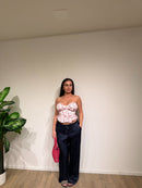 Pantalone satin