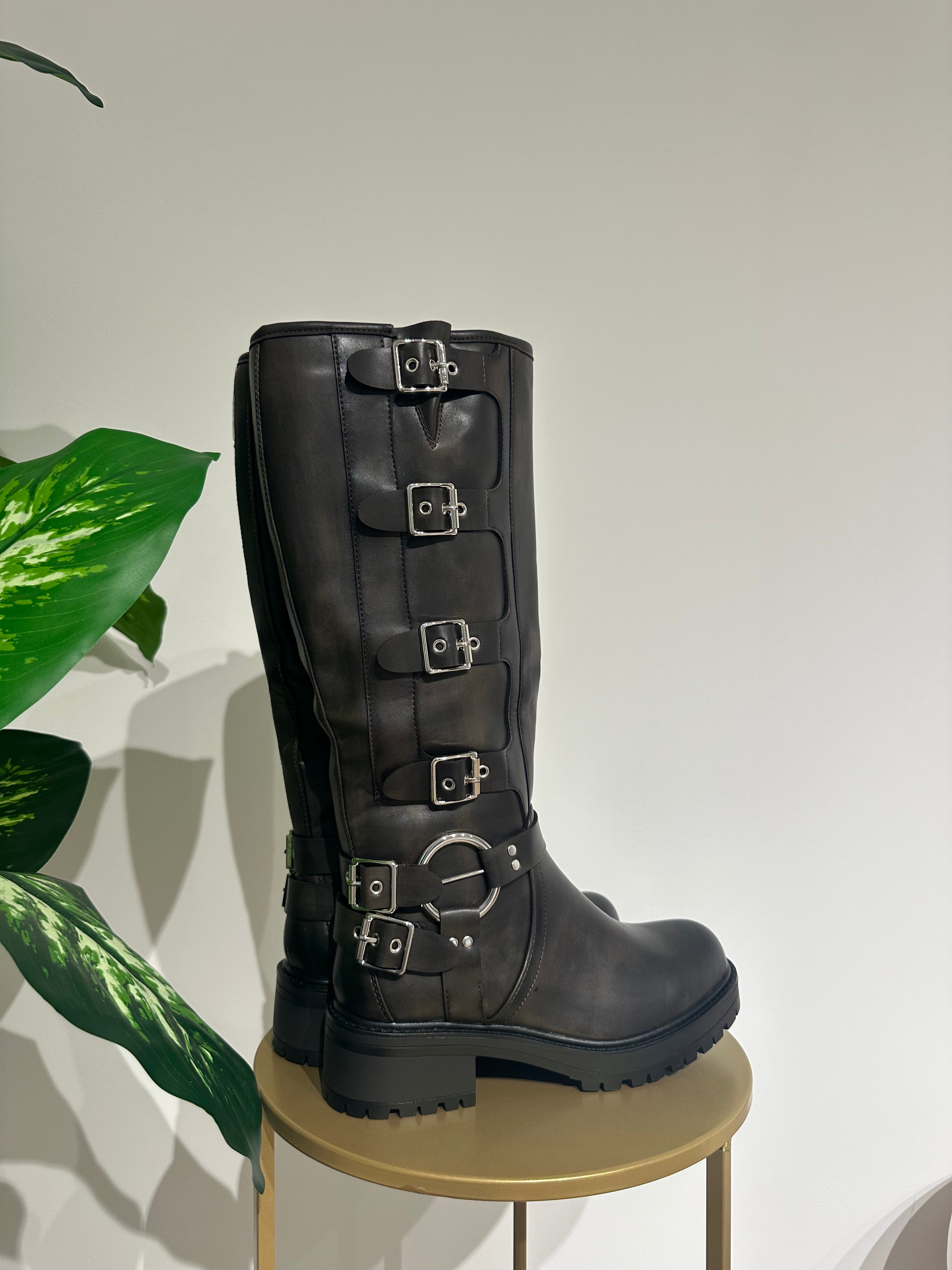 Stivale biker miu miu