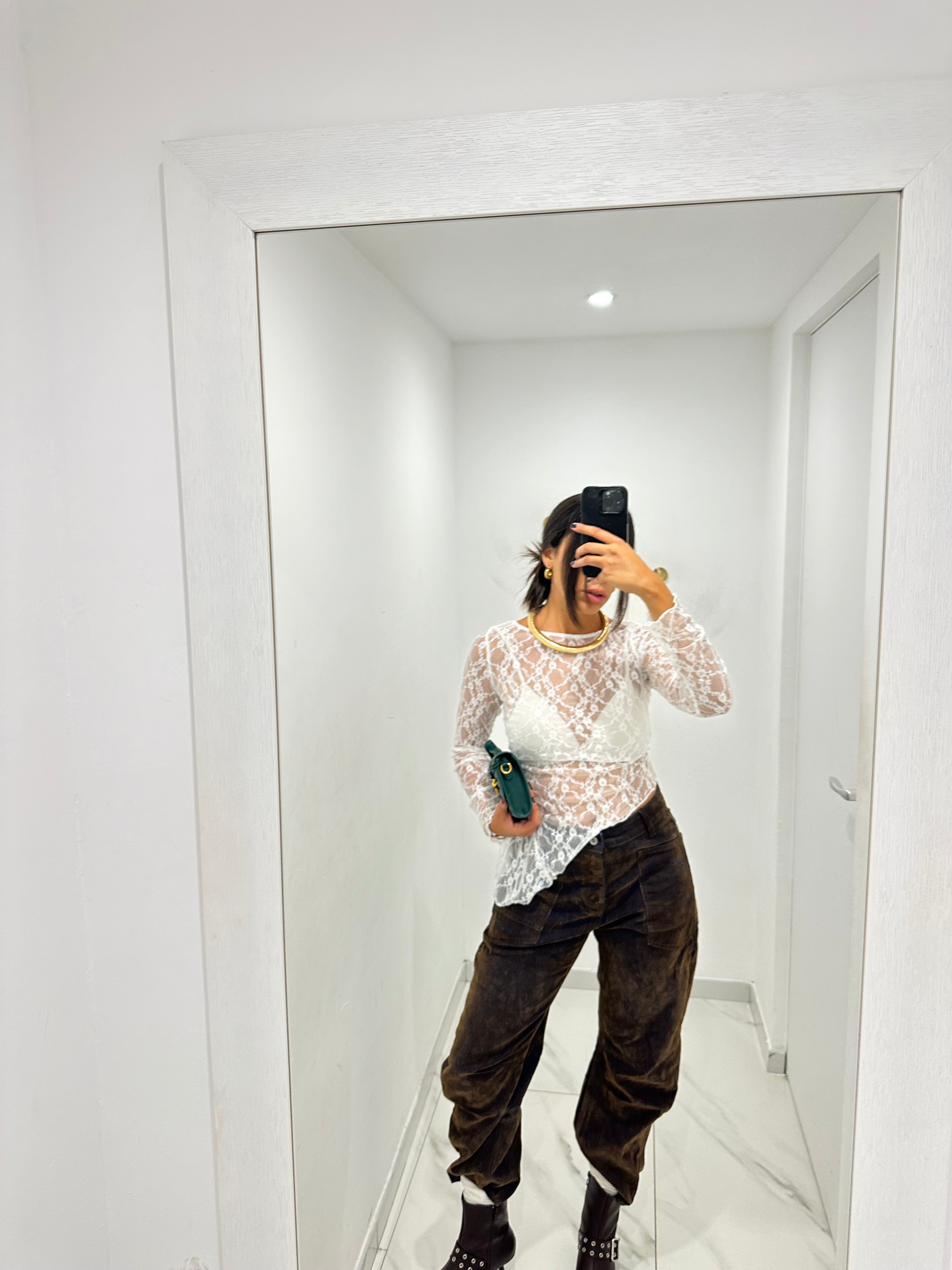 Jeans camoscio