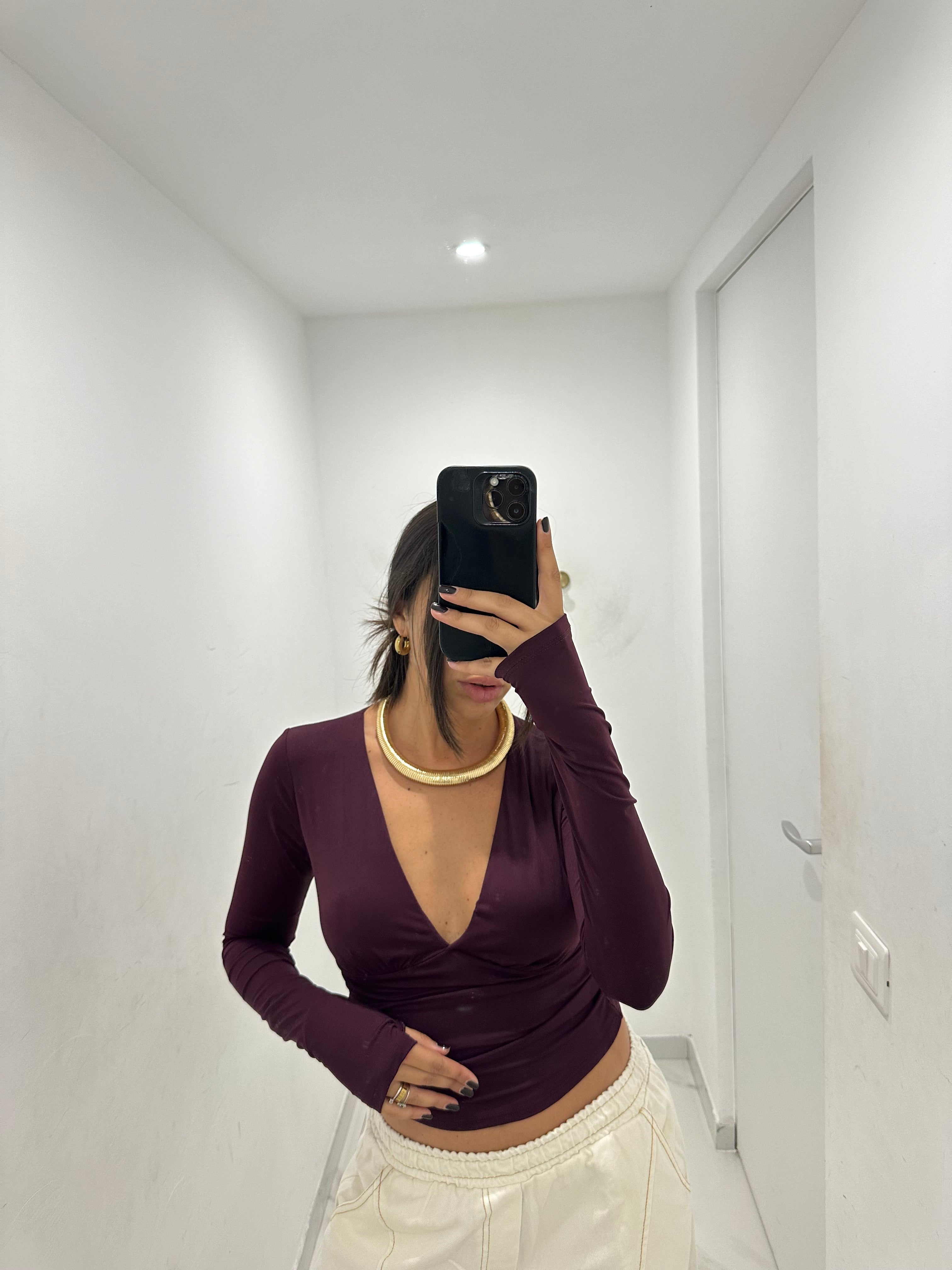 Maglia scollo V