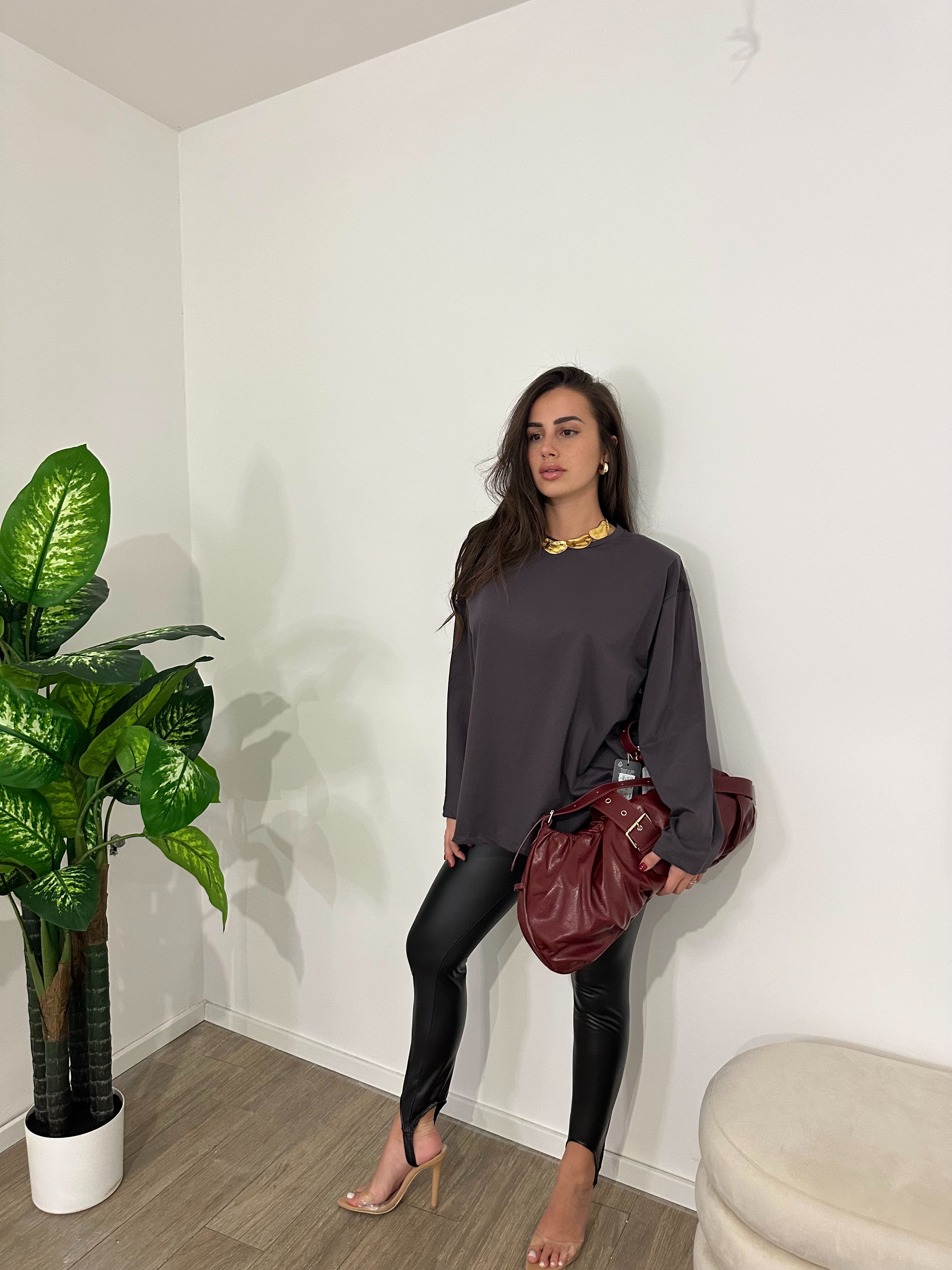 Leggins ecopelle