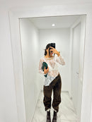 Jeans camoscio