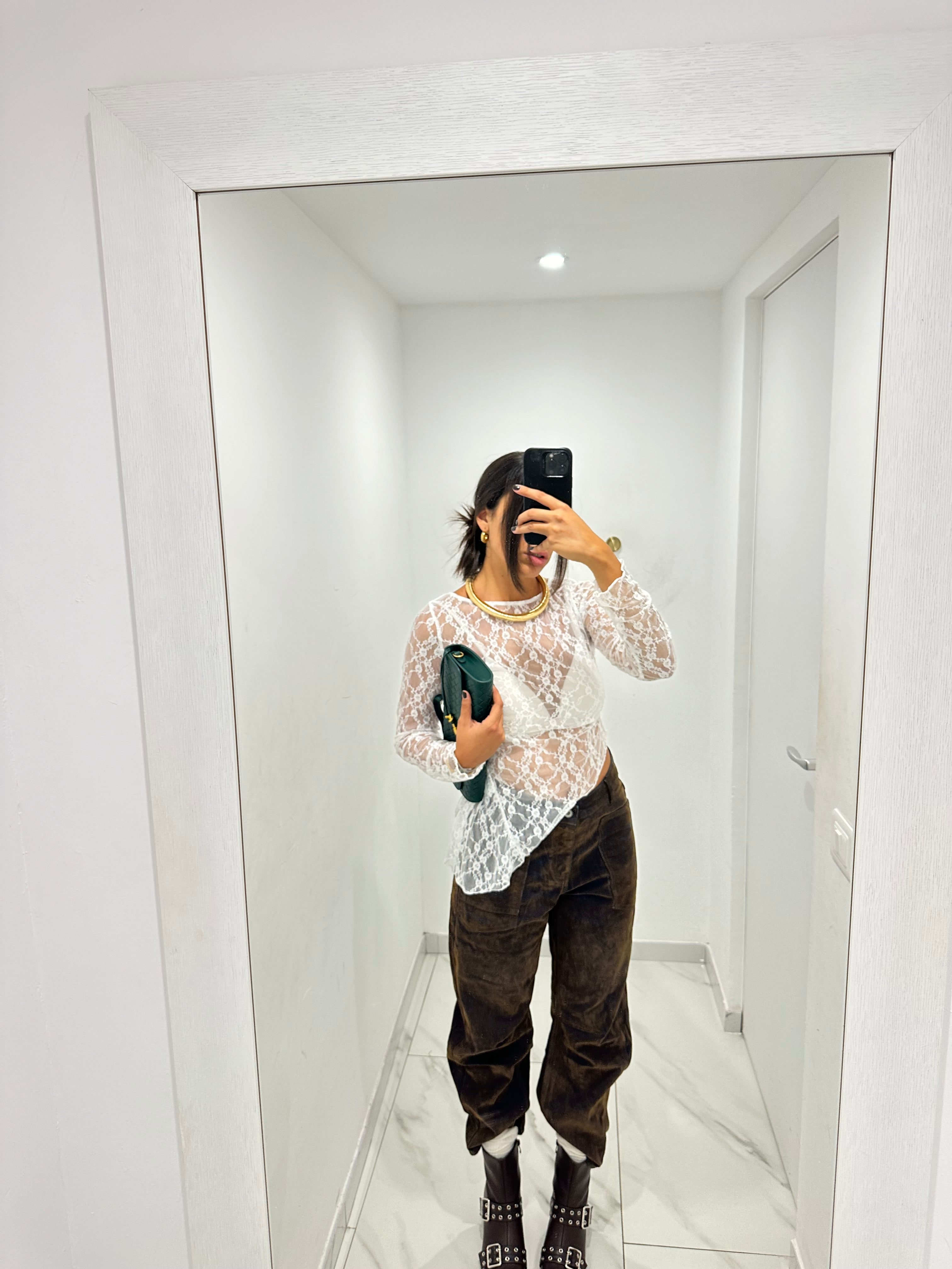 Jeans camoscio