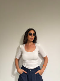 Maglia lycra spalline