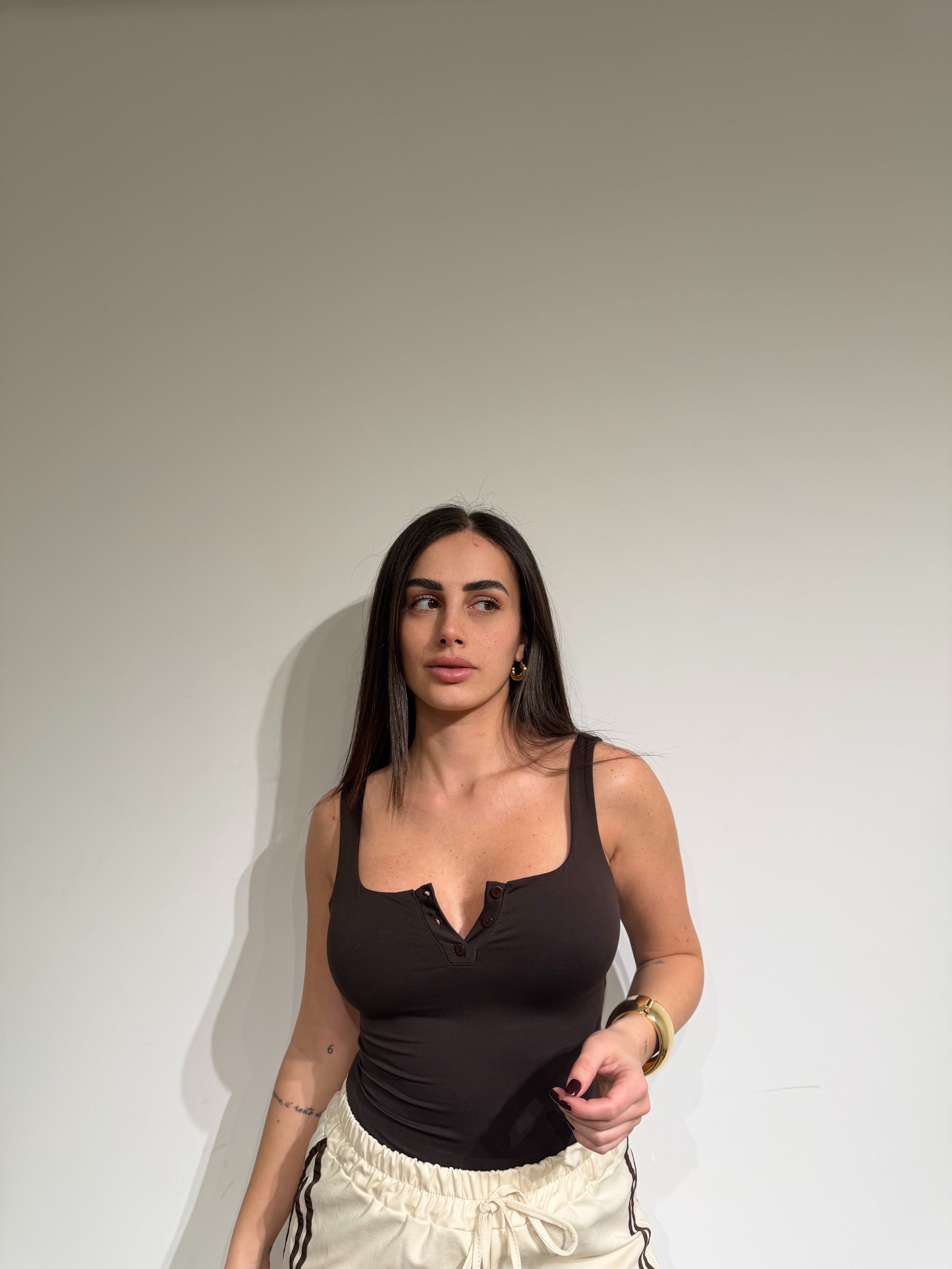 Canotta bottoni