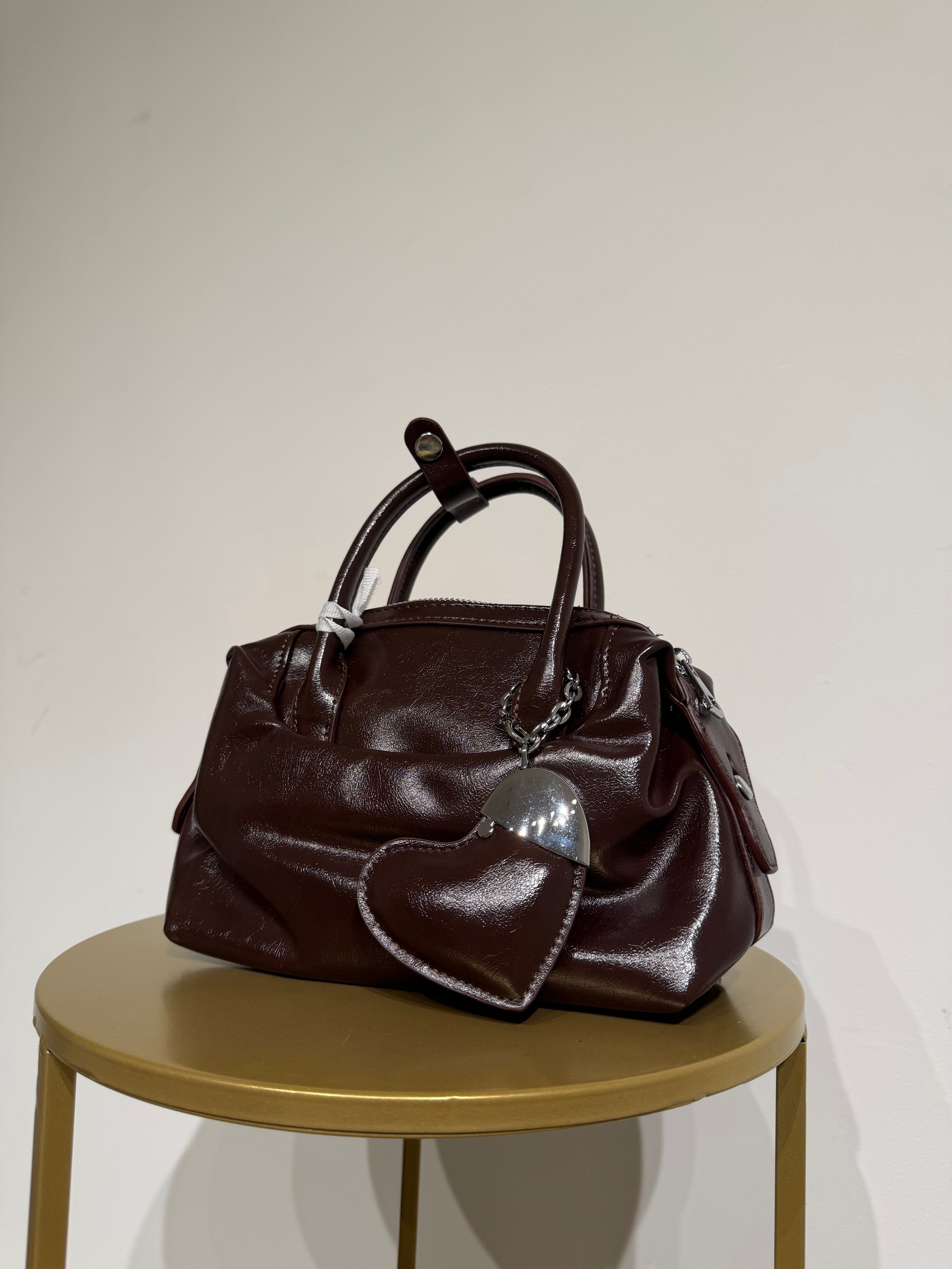 Bauletto cuore brown