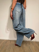 Jeans risvoltone