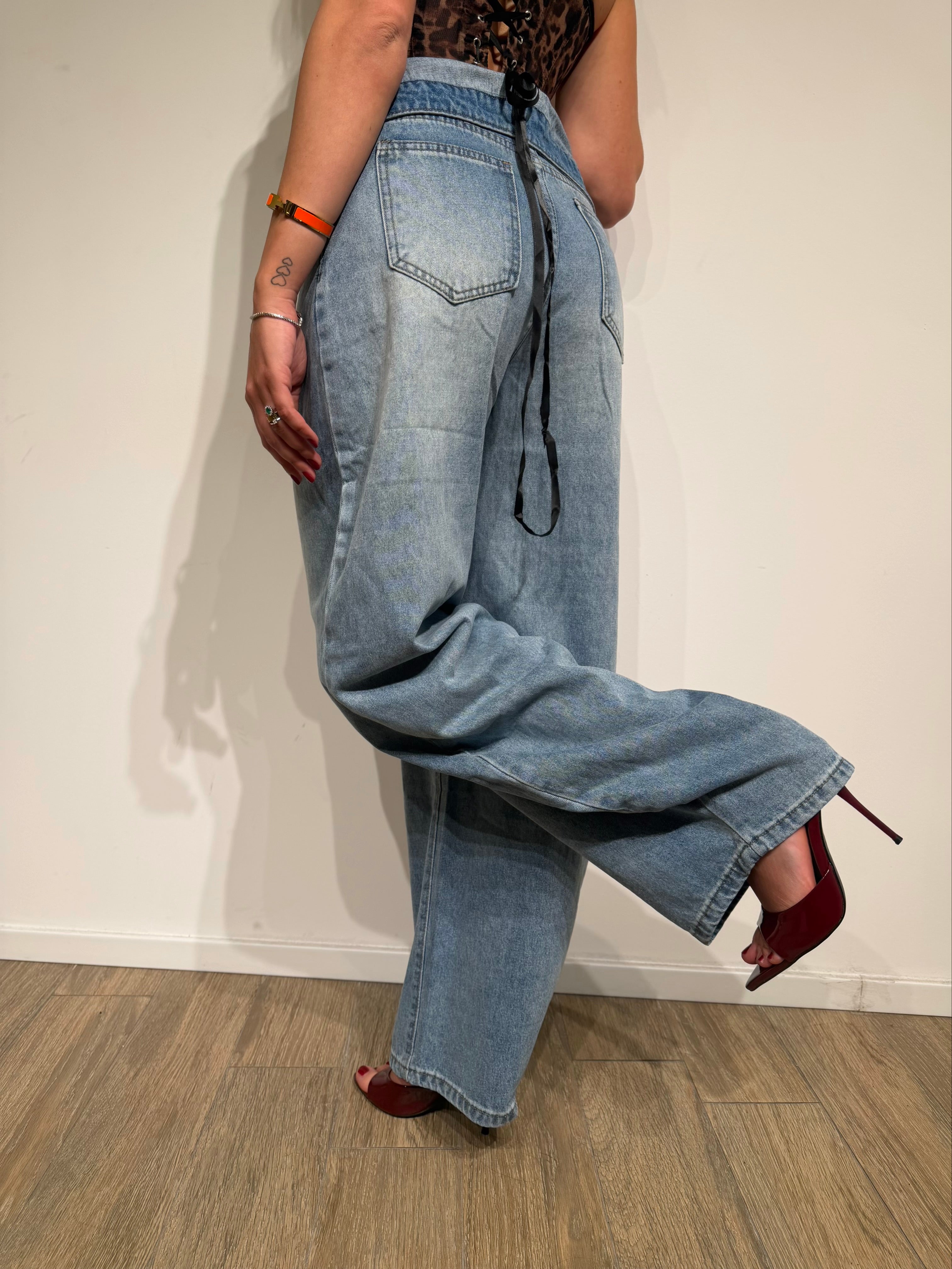 Jeans risvoltone