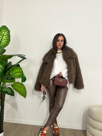 Leggins ecopelle