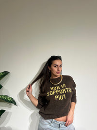 Maglione NON VI SOPPORTO PIU