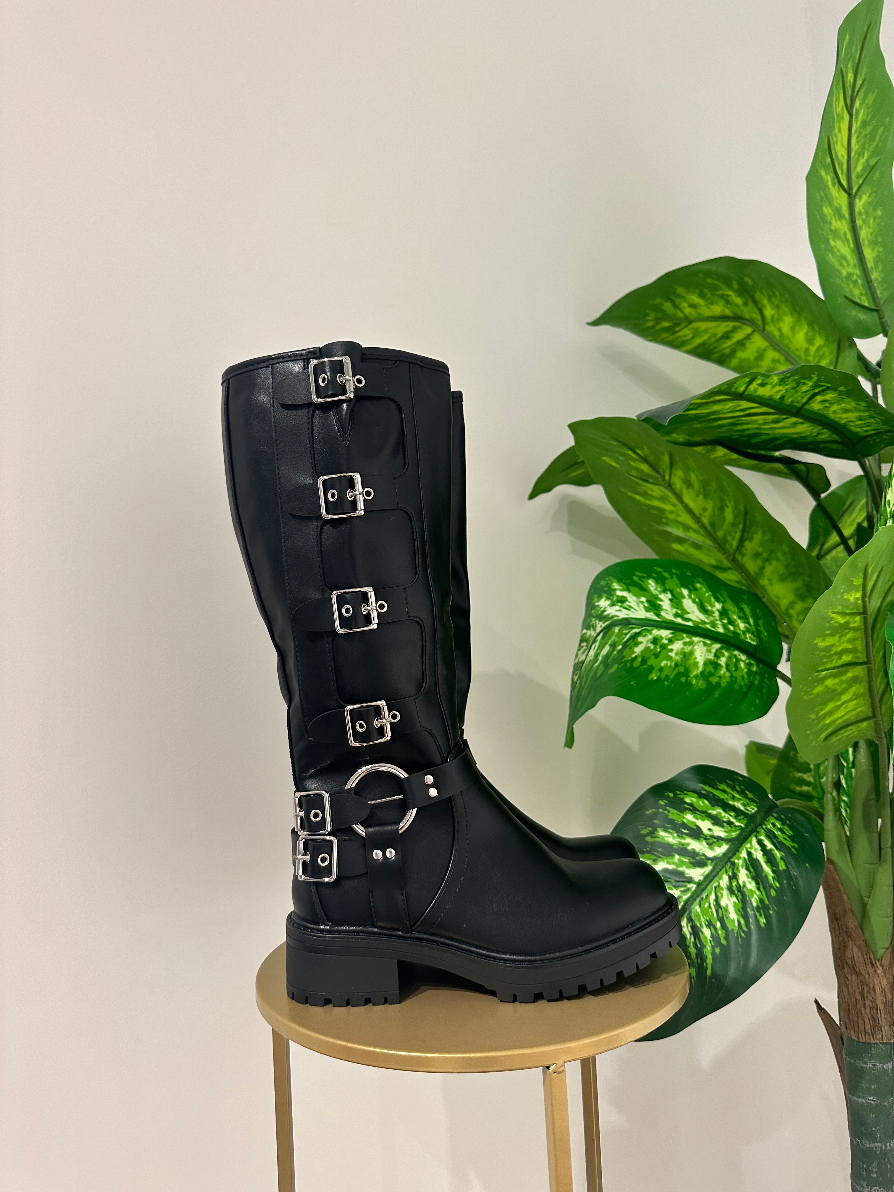 Stivale biker miu miu