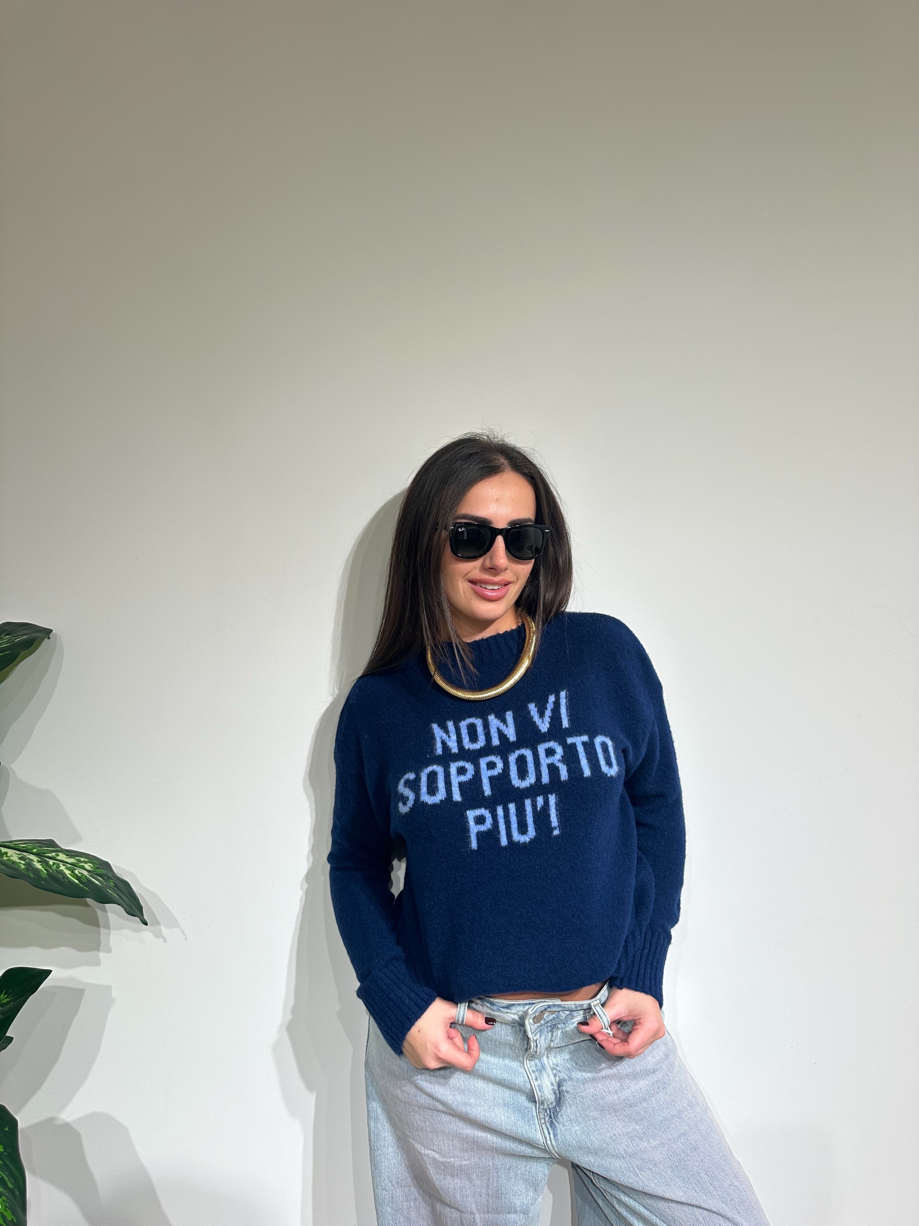 Maglione NON VI SOPPORTO PIU