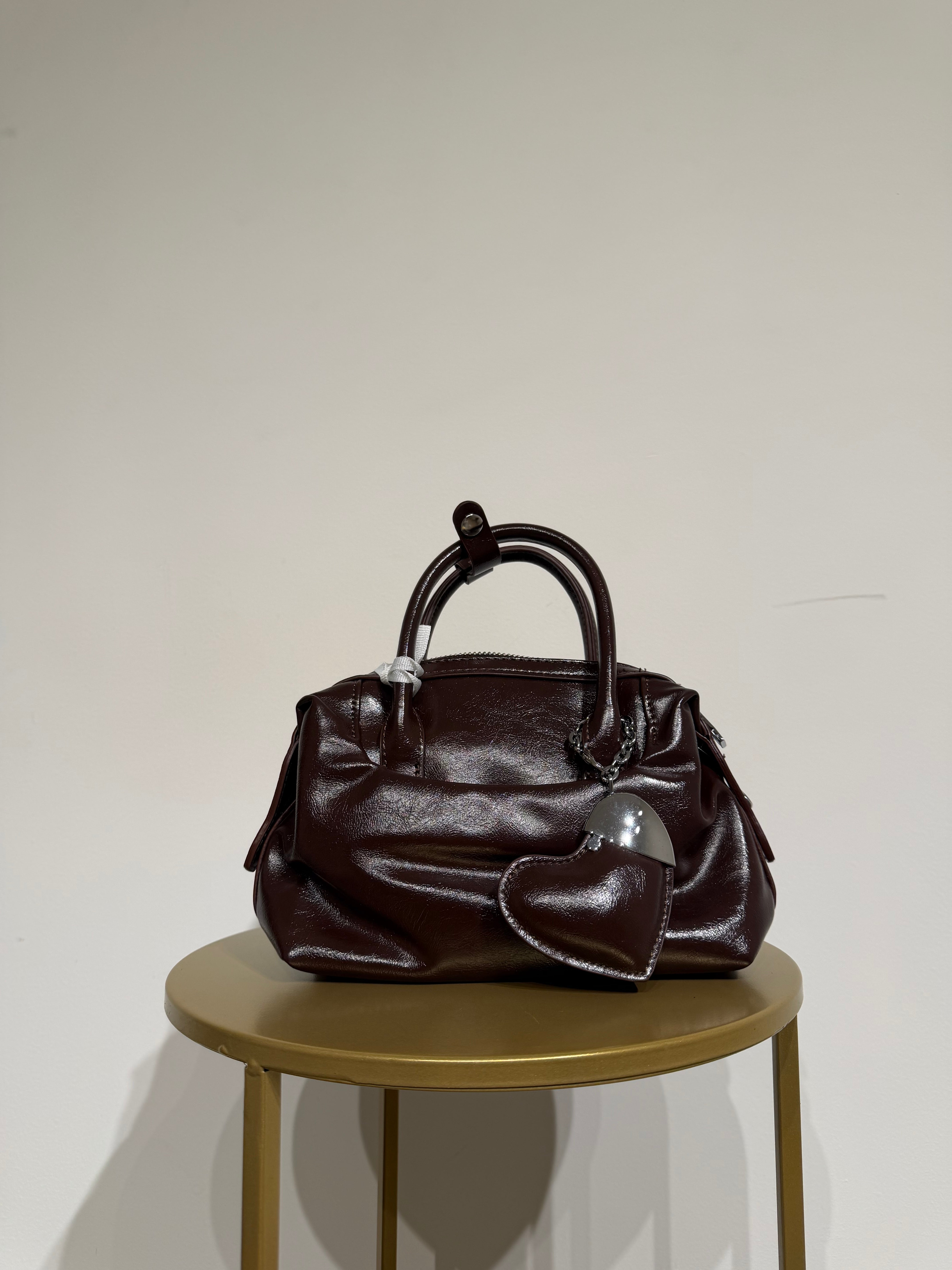 Bauletto cuore brown