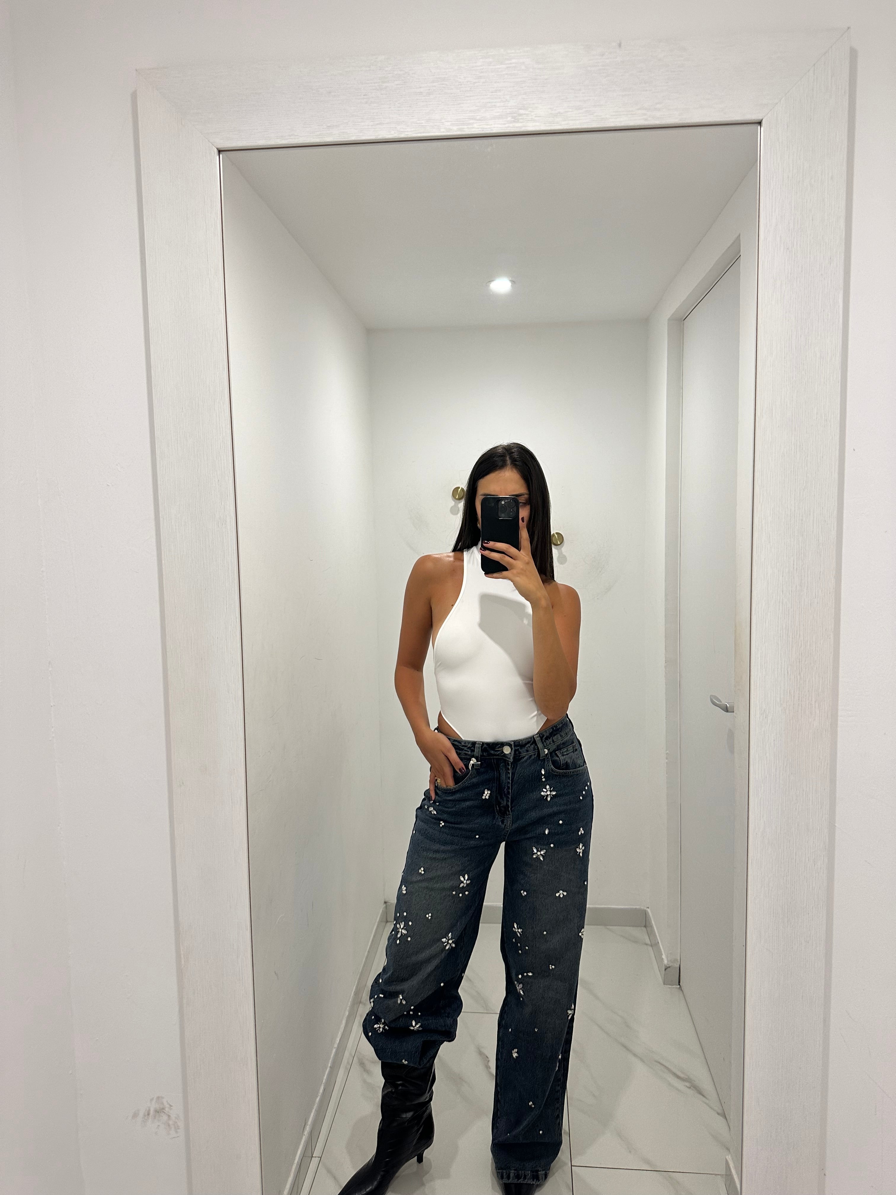 Jeans swarovki