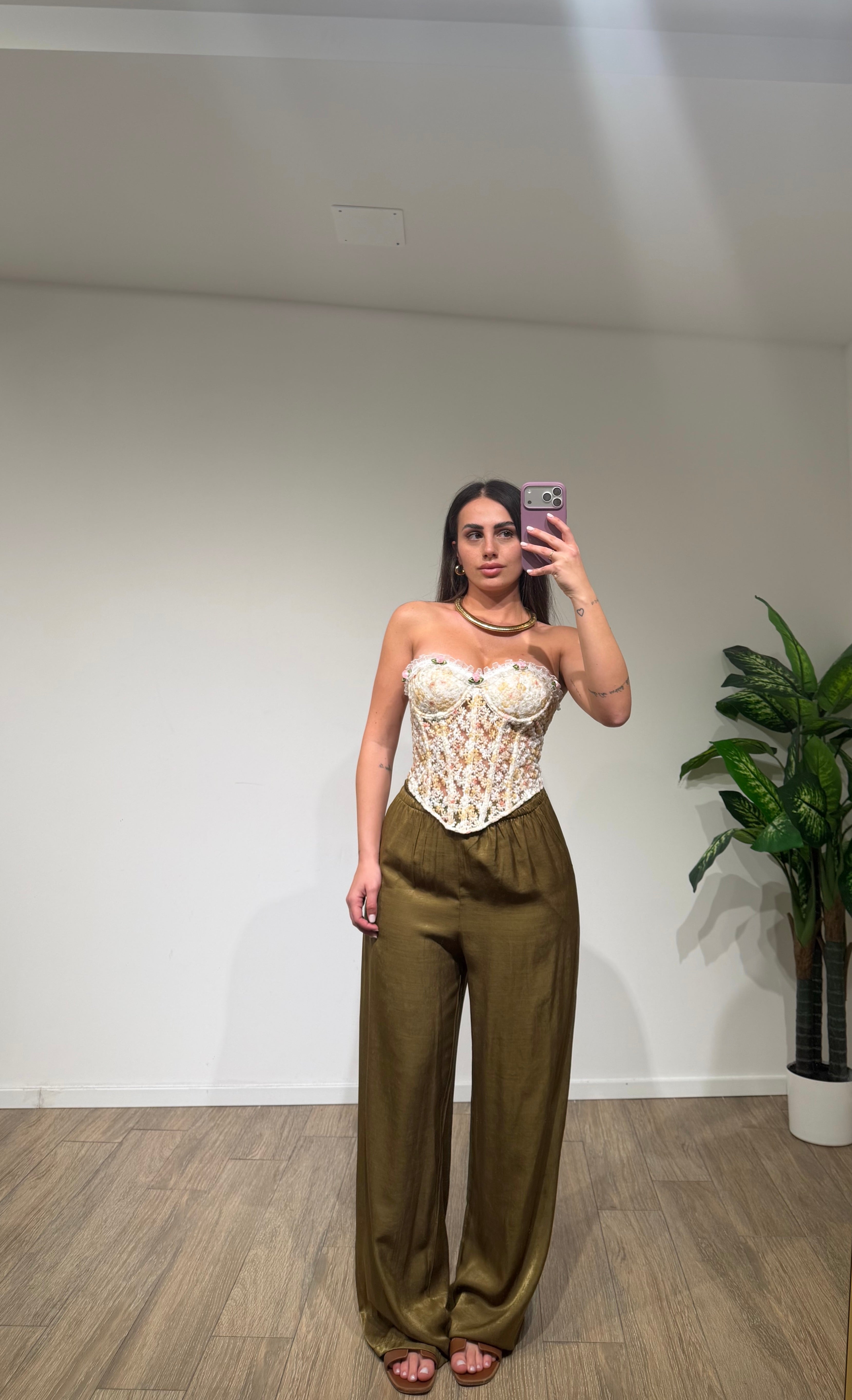 Pantalone Satin