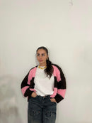 Cardigan bicolor