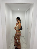 Pantalone zig zag