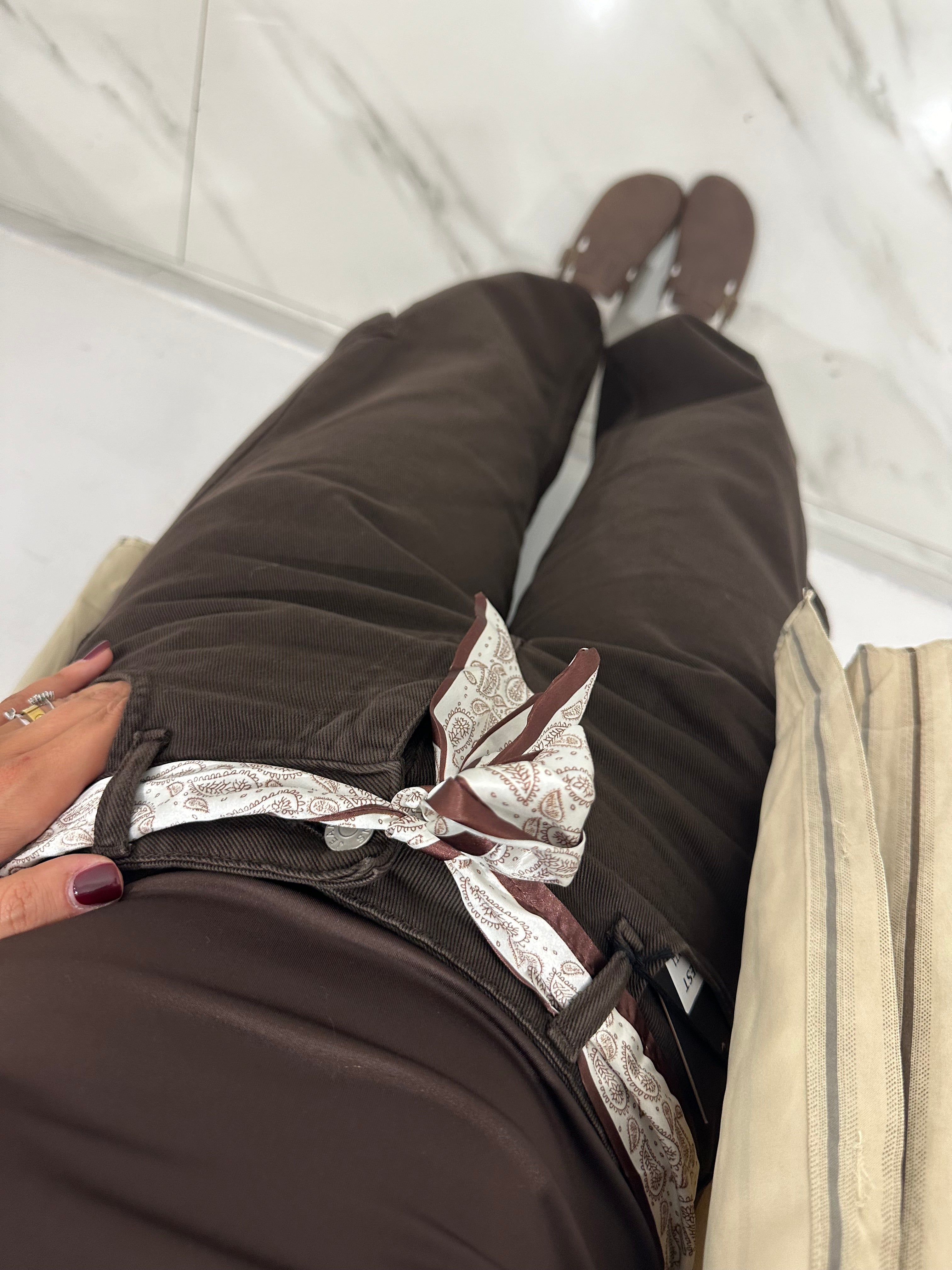 Jeans choco bandana