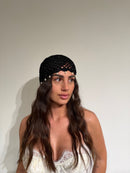 Cappello Uncinetto Perle